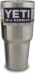 lot 303 image: $50 YETI Rambler 30 oz Tumbler wLid