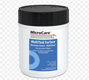 lot 315 image: MicroCare MultiTask Surface Electronics Cleaner - Presaturated Wipes