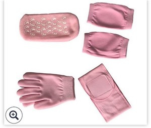 lot 397 image: Blushly 4-Piece Moisturizing Soothing Gel & Essential Oil Spa Set