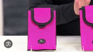 lot 413 image: 2 Pack Buddy Pouch On the Go Belt-Free Mini Plus Pouches, Pink