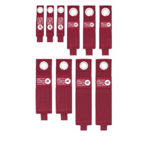 lot 414 image: Wrap-It 10-Piece Heavy Duty Storage Straps, Gray