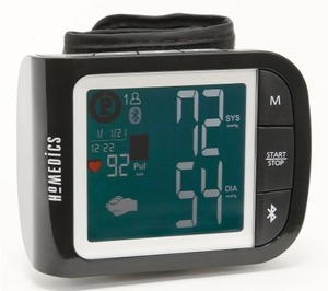 lot 421 image: HoMedics Wrist Blood Pressure Monitor with Bluetooth