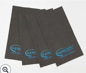 lot 442 image: Supercloth Set of 4 Premium Multi-Surface Cleaning Cloths