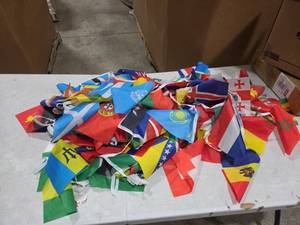 lot 6782 image: International Flags Bunting Collection Assorted Countries