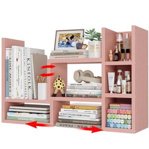 lot 6783 image: Nutikas Desk Shelf Organizer Pink Adjustable