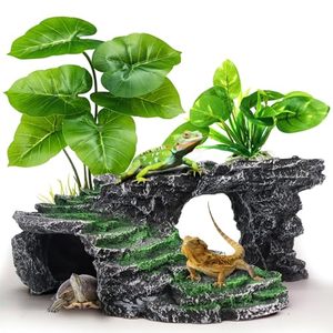 lot 21530 image: GOZILLA Turtle Basking Platform Kit, Reptile Habitat Hideout