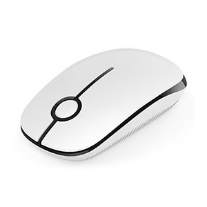 lot 21556 image: VssoPlor Wireless Mouse, 2.4G Slim Computer Laptop Mouse, Black and White