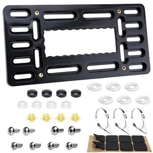 lot 21558 image: License Plate Bracket Holder, Front License Plate Frames, Universal Kit