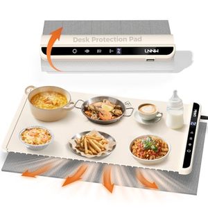 lot 21569 image: Food Warming Mat with Heat-Resistant Pad, 26X15 Inch