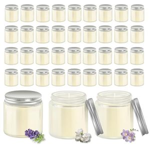 lot 21580 image: ACITHGL 36x 4oz Mini Mason Jar Candles   Scented Aromatherapy (FLJS)