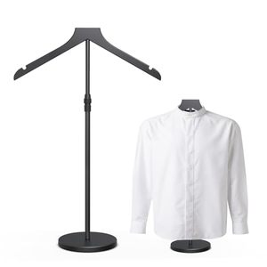 lot 21581 image: OLV Mannequin Torso, 18-34 Inch Adjustable Shirt Display Stand, Black