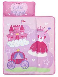 lot 21687 image: Baby Boom Kids Nap Mat Set   Includes Pillow and Fleece Blanket