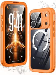 lot 21699 image: GOLDJU Magnetic for iPhone 17 Pro Case, Waterproof, Orange