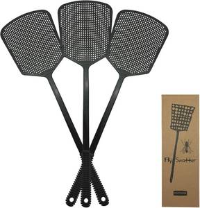lot 21721 image: MUTOOZ Fly Swatter Multi-pack, Heavy-Duty Swatters, 3 Pack