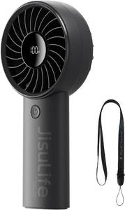lot 21722 image: JISULIFE Handheld Portable Fan, 5000mAh Stronger and Longer-Lasting Battery