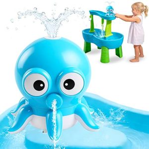 lot 21733 image: BOLZRA Octopus Water Table Pump Toy for Toddlers 1-3 Summer Play