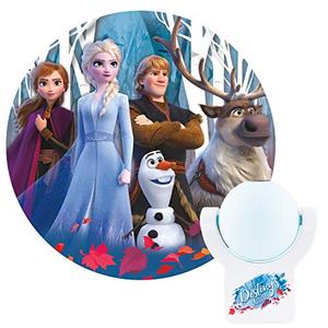 lot 21771 image: Projectables Frozen 2 LED Night Light, Plug-in, Dusk-to-Dawn Sensor