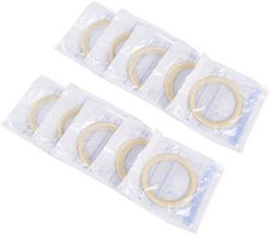 lot 21803 image: 10pcs Dental O Shape Rubber Dam Mouth Opener, Intraoral Cheek Retractors