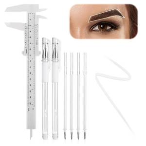 lot 21808 image: cobee 7 Pcs Brow Mapping Pen Set, Eyebrow Pen with 4 Refills & 1 Ruler