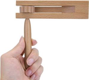 lot 21817 image: MIHEY 2 Pack Wooden Ratchet Noise Makers