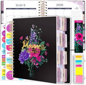 lot 21831 image: Arundhati Planner 2026-2027, 18 Months Large Daily Weekly Monthly Organizer