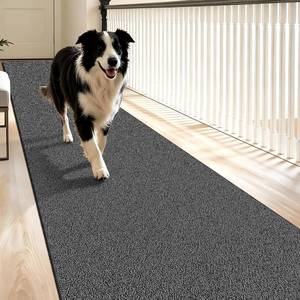 lot 21832 image: Waterproof 2x8 Runner Rug Non Slip Floor Runners for Dogs, BlackGray