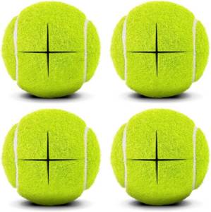 lot 21841 image: Pre-Cut Tennis Balls for Walkers, 4 Pack Walker Glide Ball Accessories