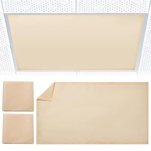lot 21873 image: Torixqi 2pk Fluorescent Light Covers for Ceiling Lights Classroom Magnetic