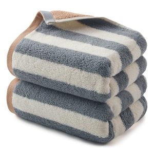 lot 21874 image: REDKISS Striped Hand Towels, 12 x 28, 2 Pack, 100% Cotton