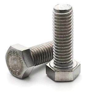 lot 21894 image: Hex Tap Bolt 18-8 Stainless Steel - 38-16 x 3 Qty-25