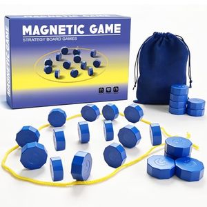 lot 21902 image: Magnet Game with String Magnet Chess Game Fun Puzzle Strategy Games