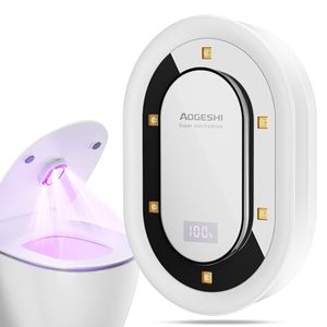 lot 21920 image: UV-C Toilet Lid Sanitizer, Helps Reduce Odors, Automatic 99-Second Cycle