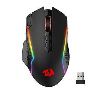lot 21938 image: Redragon M810 PRO Wireless RGB Gaming Mouse 10000 DPI Remapping Keys