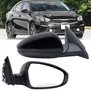 lot 21941 image: Right Passenger Side Mirror for 2019-2024 Kia Forte, Manual Folding, Black