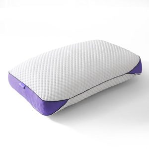 lot 21954 image: HOMELAB Cooling Adjustable Shredded Memory Foam Pillow, Queen 20x28, 1 Pack