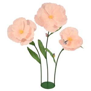 lot 21957 image: 5.8 Ft Giant Artificial Flowers with Stand, Large Paper Flower