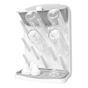 lot 21961 image: Ubbi Vertical Baby Bottle Drying Rack, Space Saving Countertop Bottle Dryer
