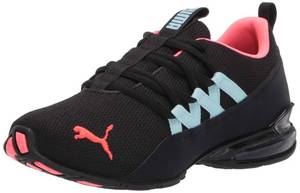 lot 61269 image: PUMA Womens RIAZE PROWL Sneaker, Puma Black-Ignite Pink-Aquamarine, 4.5