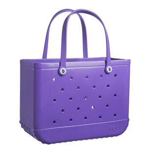 lot 19712 image: BOGG BAG X Large Purple Tote Bag for the Beach Boat Pool Sports - Retail $150