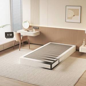 lot 19739 image: NHODIR 7 Inch Twin Box Spring, Strong Metal Frame Foundation - Retail $57