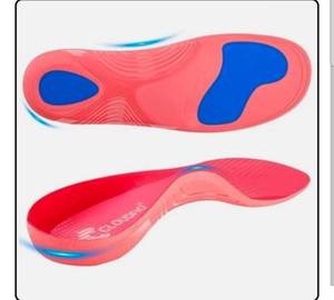 lot 19754 image: Cloudflo Plantar Fasciitis Insoles Arch Support Pain Relief Pack of 2 Size Medium - Retail $88
