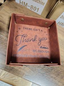 lot 19825 image: Personalized Valet Tray - Retail $0