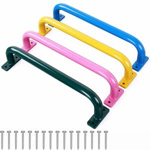 lot 19837 image: ESPETS 17 Inch 4 Pieces Multicolored Indoor Monkey Bars for Playground - Retail $43
