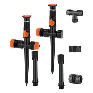 lot 19867 image: RESTMO Sprinklers for Yard, Above Ground Irrigation Garden Sprinkler System - Retail $23