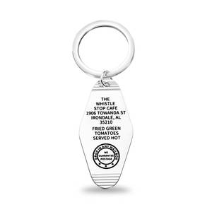 lot 19971 image: SEIRAA The Whistle Stop Cafe Keychain Green Tomatoes Gifts Towanda Gifts Evelyn Couch Gifts (The Whistle) - Retail $14