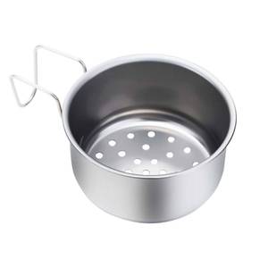 lot 19981 image: Multi-Functional Hanging Kitchen Sink Drain Strainer, Stainless Steel Colander Drain Basket Sink Food Catcher, Corner Sink Strainer for Filter Waste and Wash Fruit Vegetables (1pack) - Retail $8