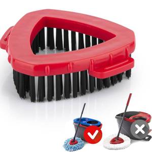 lot 20022 image: 2 pack Spin Mop Replace Head Base Scrub Brush for 2 Tank System,Replacement Hard Bristle Cleaning Brush for Bathroom, Kitchen, Tub and Tile,Floor Scrubber Mop Replace Head Base Fit