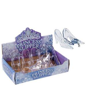 lot 20027 image: Fun Express Plastic Princess Shoes (12 Pack)