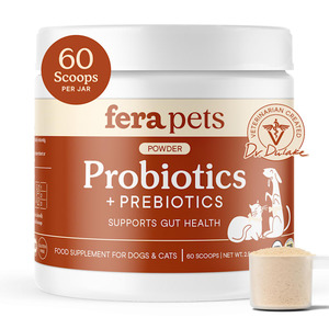lot 20032 image: Fera Pet Organics USDA Organic Probiotics  Prebiotics for Dogs and Cats - Retail $29