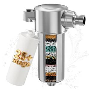 lot 20040 image: Handheld Shower Water Filter - Filters Out Oxidants & Heavy Metals, Hydrogen Sulfide, Reduces Frizz, Soothes the Scalp, Softens the Skin for Shower Filtration - Suitable for Sensitive Skin